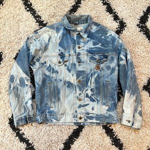Carhartt Tie Dye Bleached Jean Jacket (M)